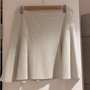 Cute flared jersey miniskirt